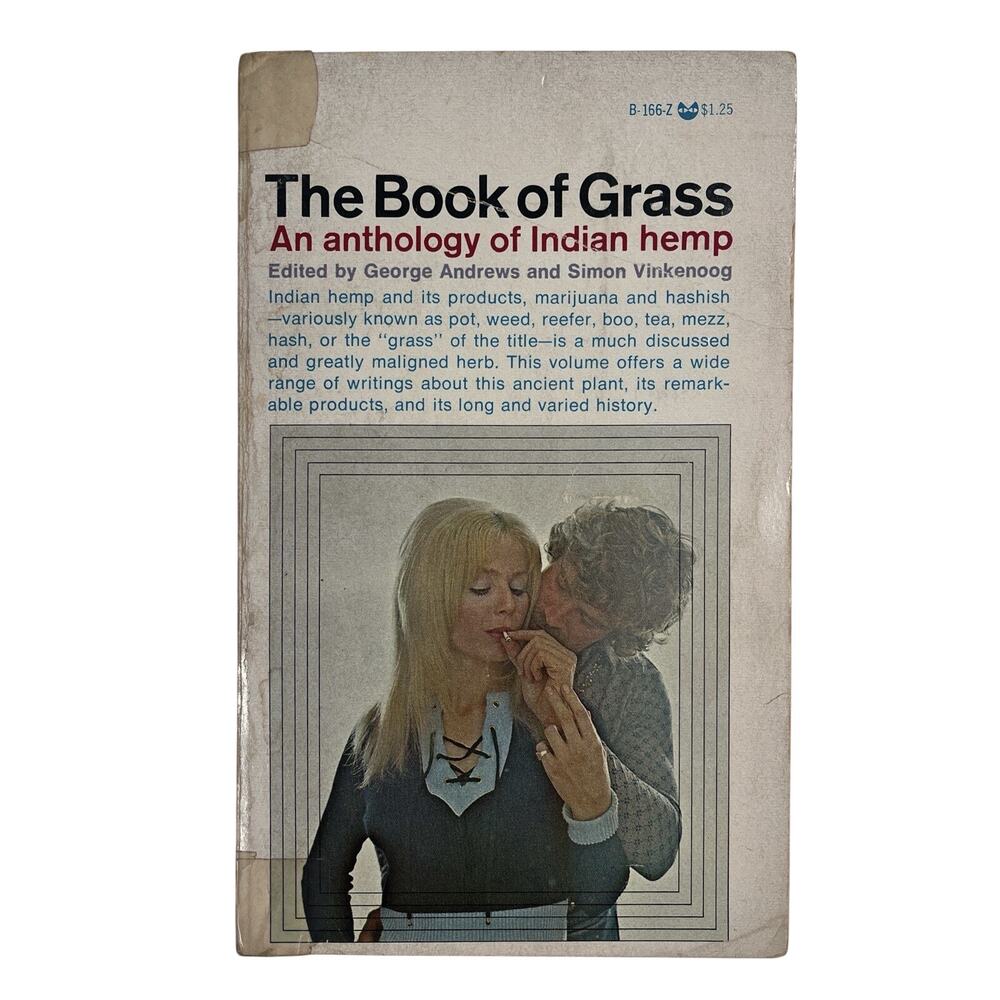 The Book of Grass George Andrews Grove Press Paperback Vintage Indian Hemp